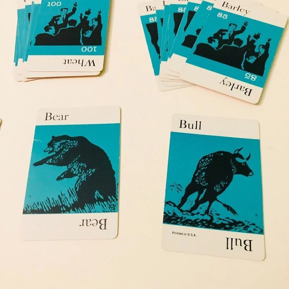Vintage 1964 Pit Card  Game Parker Brothers Missing Instructions - Picture 13 of 15